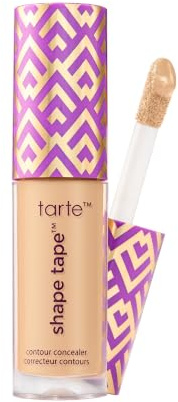 tarte shape tape concealer – Full-Coverage Creaseless Soft Matte Finish, Brightening Under-Eye & Face Makeup, 16hr Longwear, Vegan & Cruelty-Free, travel size, 22N light neutral