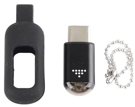 Infrarot-Fernbedienung, Adapter für Fernbedienung Micro-USB/USB C für schnurlose Mobiltelefone mit Silikondeckel, Schlüsselanhänger (USB C)