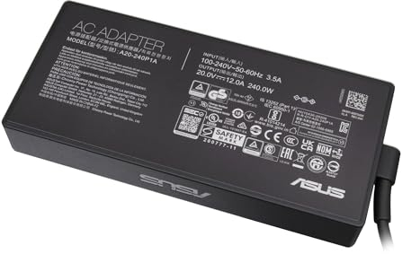 Asus ROG Zephyrus M16 GU603ZW Original Netzteil 240,0 Watt kantige Bauform