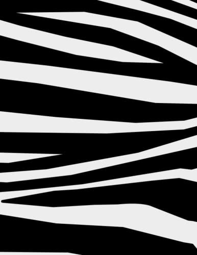 Zebra 4 - 100 page College Ruled Notebook