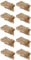 cyclingcolors 10x Lattenhalter Kappen Halter Lattenrost 55mm - 56mm Kunststoff flexibel Bett braun
