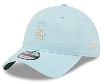 New Era Los Angeles Dodgers MLB Mini Logo Turquoise 9Twenty Unstructured Strapback Cap - One-Size