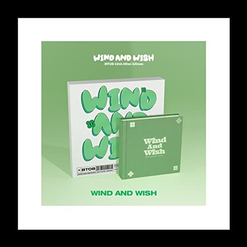 BTOB WIND AND WISH 12th Mini Album CD+POB+Booklet+Photocard+Lyrics paper+etc+Tracking Sealed (Random)
