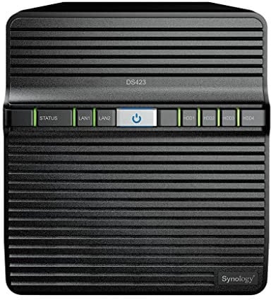 Synology DS423 48TB 4 Bay Desktop NAS Solution installed with 4 x 12TB Seagate Ironwolf Drives