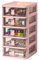 Papeterie Organizer/Pot À Stylo/Bureau Ranger/Multifonctions Organisateur, Organiseur De Bureau Kawaii avec Tiroir, Boîte De Rangement De Bureau Empilable pour Le Bureau