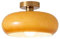 DZQWLL Glas-Pendellampen, Hängelampe mit orange/weißem Glasschirm, Kücheninsel-Leuchten, Deckenleuchte, Vintage-Pendellampe für Wohnzimmer, Schlafzimmer, Flur, Büro, Geschäft