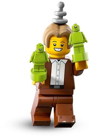Von Alien gesteuert Figur (Imposter), Lego Minifiguren Serie 26 Weltraum (Series 26 Space), einzelne Sammelfigur, Complete Set with Stand and Accessories, CMF (col26-2)
