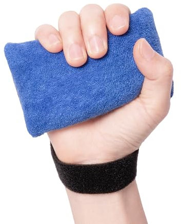joingood Palm Protector for Hand Contracture,Palm Grip,Finger Contracture Cushion for Rehabilitation Stroke Hemiplegic,Arthritis,Skin Breakdown,Hand Grip Strengthener,Contracture Prevention Pad(Blue)