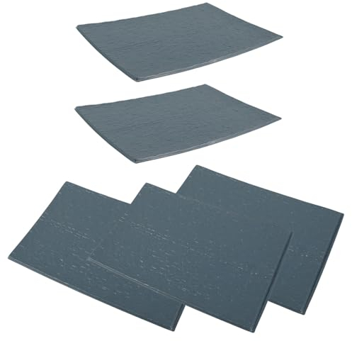 MOLUCKFU 5 Stück Miniatur Dachziegel Simulierte Kleine Dachziegel Sandtisch Deko Mini-dachziegel Für Puppenhaus Mikro Für Modellbau