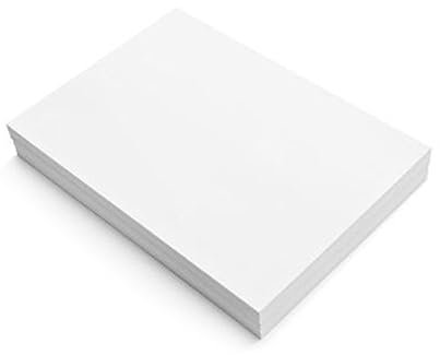 STOBOK 50stücke Doppelseitiges Fotopapier Für Hochglänzendes Papier Für Klare Farbintensive Ausdrucke Für Karten Und Broschüren Weißes Hochwertiges Papier Für Tintenstrahldrucker