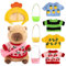 IXYHKB Capybara Plüschtier, 23cm Capybara Kuscheltier, Niedliche Capybara Plushies mit Kleidung und Accessoires, Super Weiche Gefüllte Capybara Stofftier Plüsch Puppe für Kinder Home Deko