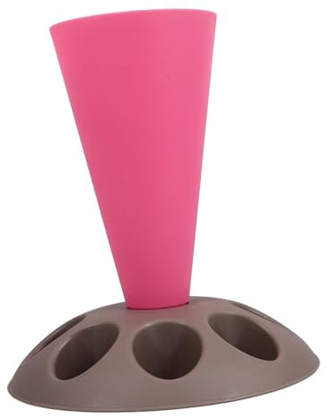 COLLBATH Pastry Bag Filling Stand 8 Slots Plastic Nozzle Organiser for Kitchen Baking Tool Holder