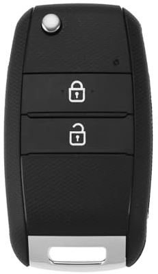 OTOTEC 2 Tasten Klappschlüssel Gehäuse Gehäuse mit HYN17 Klinge Kompatibel mit Kia Picanto 2013-2016 Ersatz Fernbedienung Schlüsselgehäuse