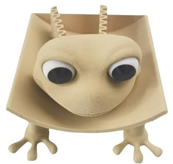 Toilet Tissue Holder, Funny Frog Toilet Paper Dispenser, Freestanding Paper Roll Storage Organizer, Decorative Bathroom Accessory for Home 10.5 x 10.5 x 8 cm