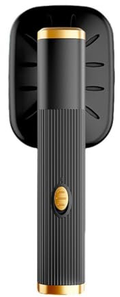 arlote Portable Travel Steamer for Clothes Mini Steam Iron 180°Rotatable Handheld Steam Iron for Fabric Clothes Black Easy to Use