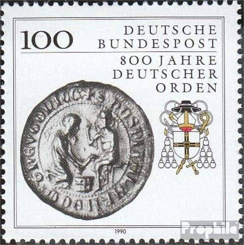 Prophila Collection BRD (BR.Deutschland) 1451 (kompl.Ausgabe) postfrisch ** MNH 1990 Deutscher Orden (Briefmarken für Sammler) Christentum