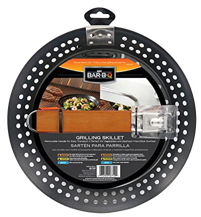 Mr. Bar-B-Q 06750X Deluxe Non-Stick Skillet - Black