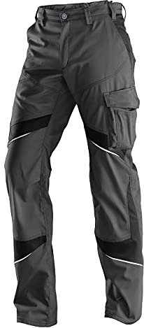 KÜBLER Workwear KÜBLER ACTIVIQ Arbeitshose anthrazit, Größe 54, Herren-Arbeitshose aus Mischgewebe, leichte Arbeitshose