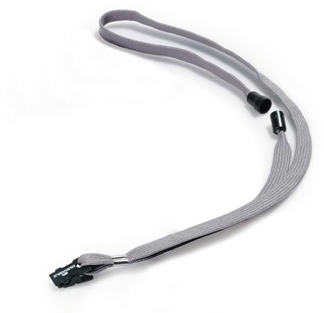 Durable Textilband (mit Sicherheitsverschluss, 44 x 10 mm) Packung à 10 Stück, grau, 811910