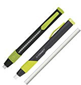Q-Connect - Pen Connect Radiergummi, weicher Griff, selbstsichernd, verschiedene Farben, 35289