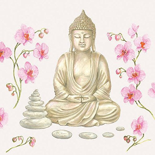 Serviette Zen Buddha 20 Stück