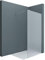 doporro Luxus Duschwand für Dusche Duschabtrennung 140x200cm Walk-In Dusche 8mm ESG-Sicherheitsglas Vollsatiniert inkl. Nanobeschichtung Bremen01VS