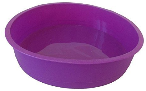 GMMH – Molde de Silicona Redondo Diámetro 26 cm Molde Frutas Suelo Forma (Lila)