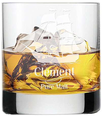 Amikado - Vaso de whisky grabado con Nombre Modelo Barco
