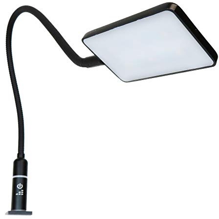 kalb Material für Möbel 4W LED Bettleuchte Leseleuchte Flexleuchte Nachttischlampe Bettlampe Leselampe schwarz, Auswahl:1er Set schwarz