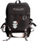 WANHONGYUE Overlord Anime Cosplay Schultasche Rucksack Laptop Backpack mit USB-Ladeanschluss Schwarz / 3