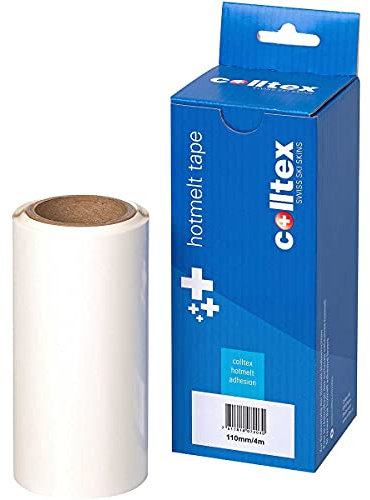 Colltex Transferband 110mm, 4m, Weiß, Metall, Streifen, Kartusche, mittel, water_resistant