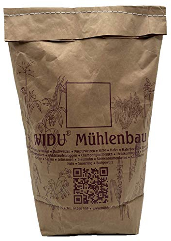 WIDU Bio Roggen 2,5 KG Getreidesack geeignet zum Backen Getreide Ganzes Korn