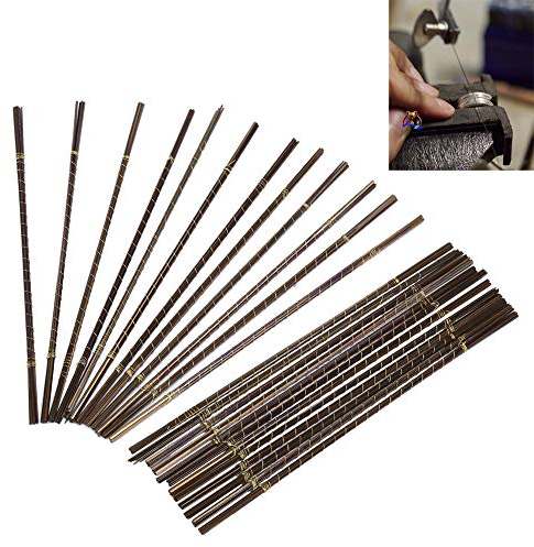 ZJchao 144 piezas de acero de alto carbono sierra hoja de corte joyería sierra cuchillas de corte de alta tenacidad sierra cuchillas de corte para aserrar madera plástico espuma de metal espuma(#0)