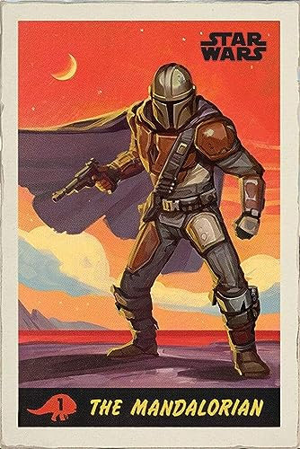 Star Wars The Mandalorian Unisex Poster Multicolor