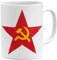 OM3® Soviet-Star Kaffee-Tasse mit Hammer und Sichel | Keramik Becher | 11oz 325ml | Beidseitig Bedruckt | Weiss