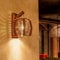 E27 Retro Wandlampe Vintage Wandleuchte Holz Mauer Lampe Esszimmer Wohnzimmer Schlafzimmer Wandbeleuchtung Nachttischlampe Treppe Korridor Gang Deko Wandstrahler Rustikal Nostalgische Café Bar