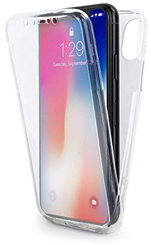 Case For iPhone X & XS Clear 360 Shockproof Full Body Front Back Silicone Phone Cover For Apple Case For iPhone X/Case For iPhone XS 5.8-inch