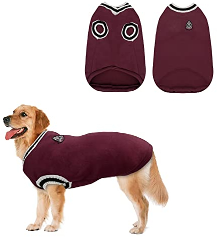 Hundepullover Winter Hundemäntel Hundekleidung Weich Warmer Hunde Pullover Hund Katzen Gestrickt Haustier Kostüm Jacke Weste Outfit für Kaltes Wetter Kleine Mittlere Große Hunde Welpen Innen Außen