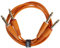 UDG - Cable de audio (conector jack de 1/4, conector jack de 1/4, 1,5 m), color naranja