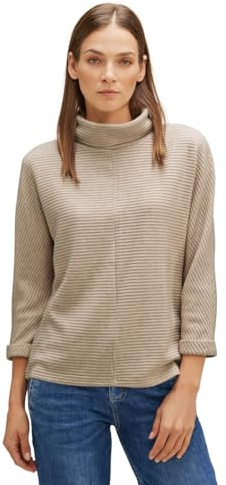 Damen Shirt mit Volumenkragen