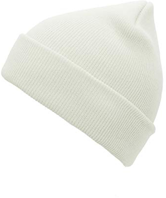 Durio Winter Beanie Mütze Wintermütze Herren Damen Unisex Strickmütze Laufmützen Weiß Einheitsgröße
