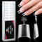 EBANKU 300PCS Half Cover Full Matte Short Coffin Press on Nails, 12 Sizes, 300 Items, 1 Pack