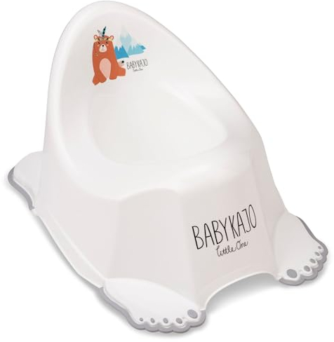 Babykajo Kinder Töpfchen mit TÜV Rheinland zertifiziert! Baby Töpfchen mit Anti-Rutsch Beschichtung - Potty mit Griff zum einfachen Ausleeren! Perfekt für das Töpfchentraining!