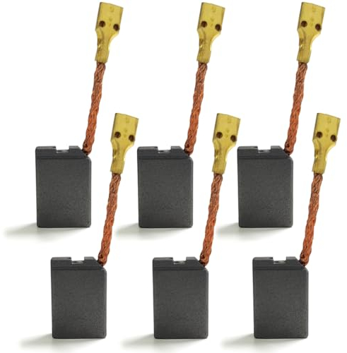 402874-07 Carbon Brush Angle Grinder Cut Off Brushes Compatible with DeWalt Black and Decker DW840 DW630 Power Tools for Grinders Motor 6PCS