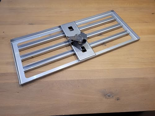 Edelstahl Rasenrakel L in 80cm Breite