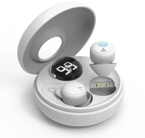 Wnqou Sleep Earbuds Soft Lightweight Earbuds Noise Reduction Noise Cancelling In-Ear Mini Sleeping earphones for Side Sleepers, Snoring