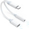 2 in 1 USB C auf Klinke Adapter und Laden/Type C 3,5mm Aux Kopfhörer Adapter mit DAC Chip,Adapter USB C auf Klinke für iPhone 15/Pro Max/15 Pro/15 Plus Samsung Galaxy S24/S23/Huawei/Google Pixel