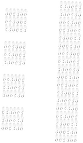 Ciieeo 500pcs Curtains Rail Track Pulleys Pe Material Hook Roller Easy Install for Long Use