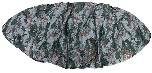 Kayak Storage Cover, 4.5m Heavy Duty Waterproof Kayak Covers UV Sun Protection Storage Dust Cover Canoe Storage for 3.6-4m Kayak Boat Canoe (dark green)