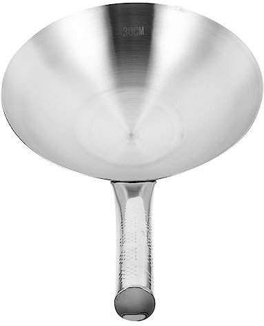 PEPLAYTAL Wok Acciaio Inossidabile Ergonomico Pentola Induzione Per Cucinare Friggere e Stufare Facile Da Cucine Gas e Elettriche